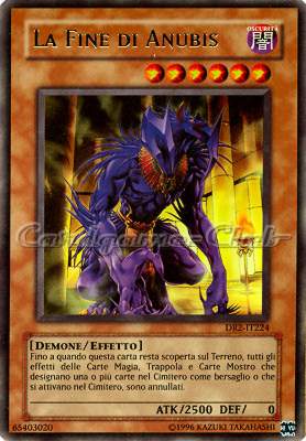 DR2-IT224 La Fine di Anubis ultra rara (IT) -NEAR MINT-