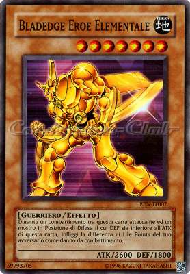 EEN-IT007 Bladedge Eroe Elementale super rara Unlimited (IT) -NEAR MINT-