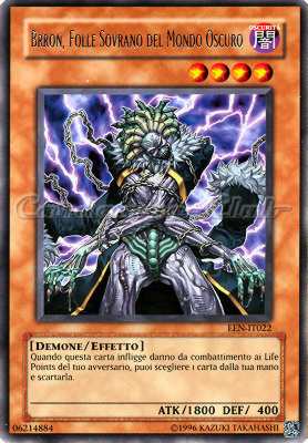 EEN-IT022 Brron, Folle Sovrano del Mondo Oscuro rara Unlimited (IT) -NEAR MINT-