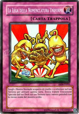 EEN-IT055 La Lega della Nomenclatura Uniforme comune Unlimited (IT) -NEAR MINT-