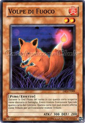 DR3-IT089 Volpe di Fuoco comune (IT) -NEAR MINT-