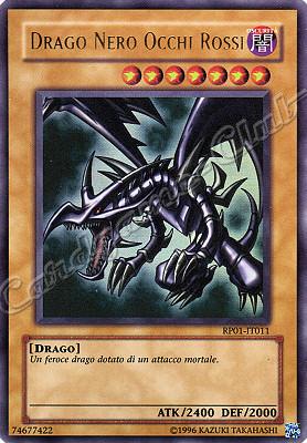 RP01-IT011 Drago Nero Occhi Rossi ultra rara (IT) -NEAR MINT-