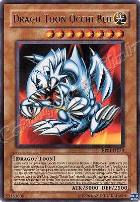 RP01-IT050 Drago Toon Occhi Blu rara (IT) -NEAR MINT-