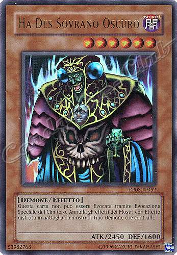 RP02-IT052 Ha Des Sovrano Oscuro ultra rara (IT) -NEAR MINT-