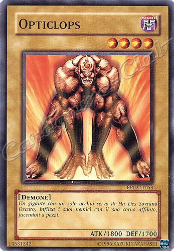 RP02-IT053 Opticlops comune (IT) -NEAR MINT-
