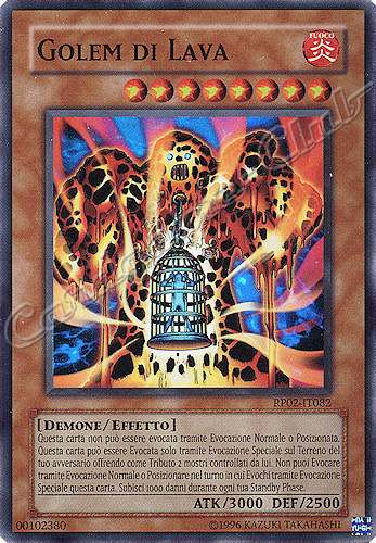 RP02-IT082 Golem di Lava super rara (IT) -PLAYED-