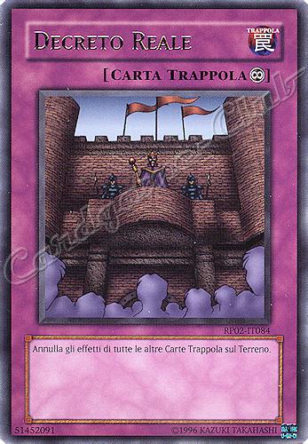 RP02-IT084 Decreto Reale rara (IT) -NEAR MINT-