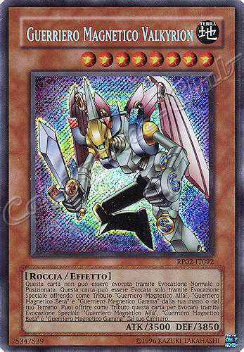 RP02-IT092 Guerriero Magnetico Valkyrion rara segreta (IT) -NEAR MINT-