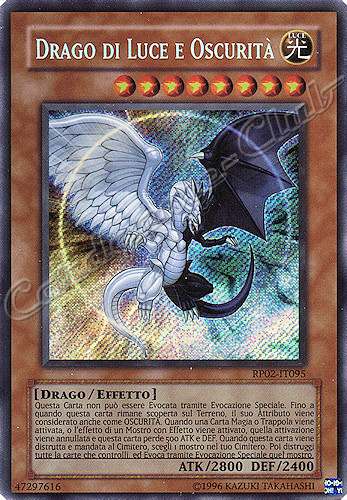 RP02-IT095 Drago di Luce e Oscurita' rara segreta (IT) -NEAR MINT-