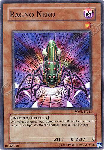 SOVR-IT015 Ragno Nero comune Unlimited (IT) -NEAR MINT-