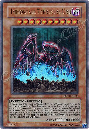 SOVR-IT025 Immortale Terrestre Uru ultra rara Unlimited (IT) -NEAR MINT-