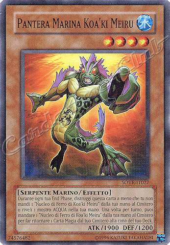SOVR-IT027 Pantera Marina Koa'ki Meiru comune Unlimited (IT) -NEAR MINT-