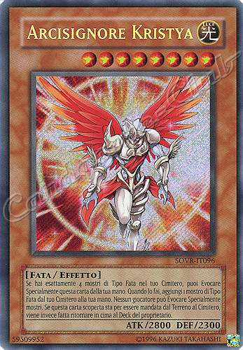 SOVR-IT096 Arcisignore Kristya rara segreta Unlimited (IT) -NEAR MINT-