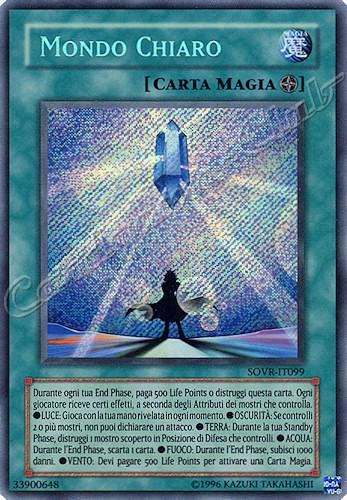 SOVR-IT099 Mondo Chiaro rara segreta Unlimited (IT) -NEAR MINT-