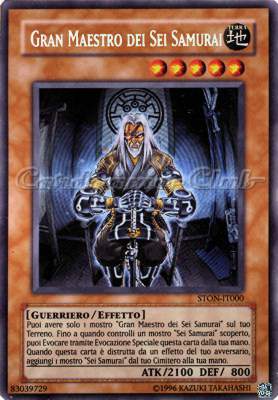 STON-IT000 Gran Maestro dei Sei Samurai rara segreta Unlimited (IT) -NEAR MINT-