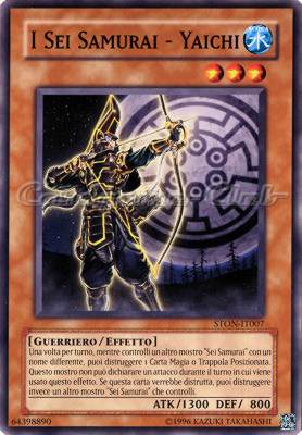 STON-IT007 I Sei Samurai-Yaichi comune Unlimited (IT) -NEAR MINT-