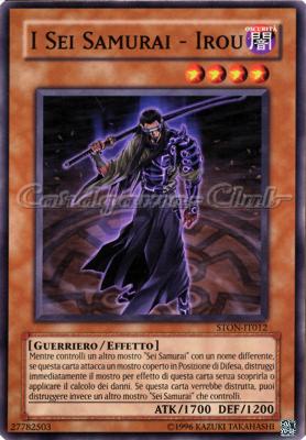 STON-IT012 I Sei Samurai-Irou comune Unlimited (IT) -NEAR MINT-