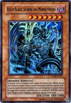 STON-IT017 Reign-Beaux, Signore del Mondo Oscuro ultra rara Unlimited (IT)  -PLAYED-
