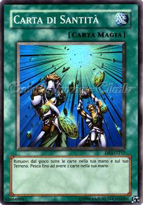 DR3-IT217 Carta di Santita' super rara (IT) -PLAYED-