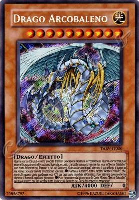 TAEV-IT006 Drago Arcobaleno rara segreta Unlimited (IT) -NEAR MINT-