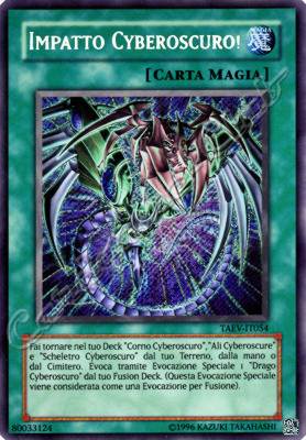 TAEV-IT054 Impatto Cyberoscuro! rara segreta Unlimited (IT) -NEAR MINT-