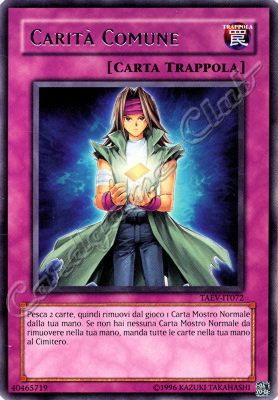 TAEV-IT072 Carita' Comune rara Unlimited (IT) -NEAR MINT-