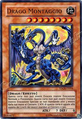 TDGS-IT014 Drago Montaggio ultra rara Unlimited (IT) -GOOD-