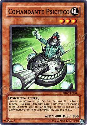 TDGS-IT020 Comandante Psichico comune Unlimited (IT) -NEAR MINT-