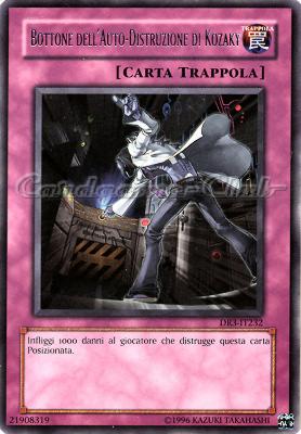 DR3-IT232 Bottone dell'Auto-Distruzione di Kozaky rara (IT) -NEAR MINT-