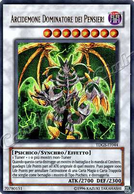 TDGS-IT044 Arcidemone Dominatore dei Pensieri ultra rara Unlimited (IT) -NEAR MINT-