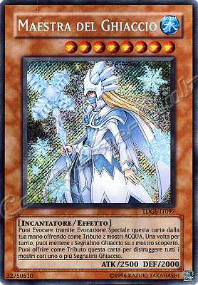 TDGS-IT097 Maestra del Ghiaccio rara segreta Unlimited (IT)  -GOOD-