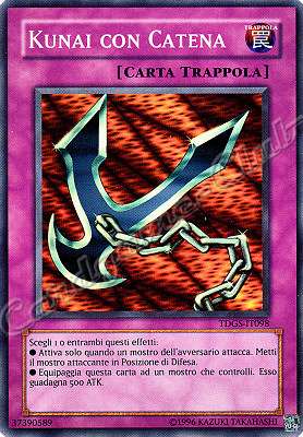 TDGS-IT098 Kunai con Catena super rara Unlimited (IT) -PLAYED-