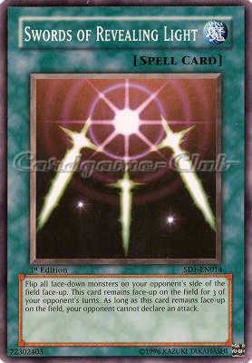 SD1-EN014 Swords of Revealing Light comune 1st edition -NEAR MINT-