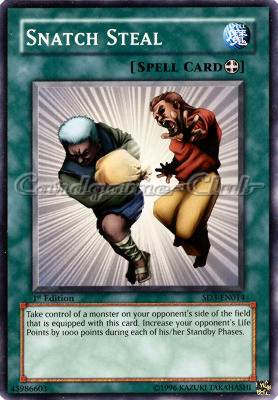 SD3-EN014 Snatch Steal comune 1st edition -NEAR MINT-