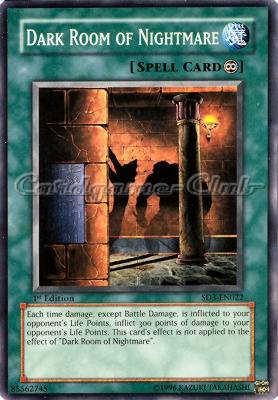 SD3-EN022 Dark Room of Nightmare comune 1st edition -NEAR MINT-