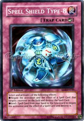 SD3-EN030 Spell Shield Type- 8 comune 1st edition -NEAR MINT-