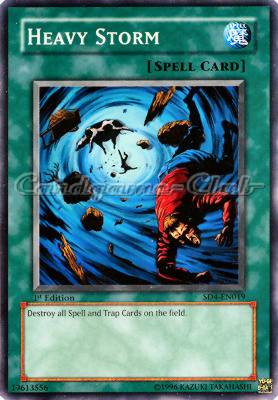 SD4-EN019 Heavy Storm comune 1st edition -NEAR MINT-