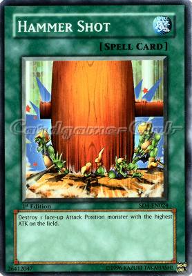 SD4-EN024 Hammer Shot comune 1st edition -NEAR MINT-