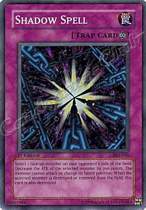 SKE-041 Shadow Spell super rara 1st edition -GOOD-