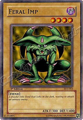 SYE-003 Feral Imp comune 1st edition -NEAR MINT-
