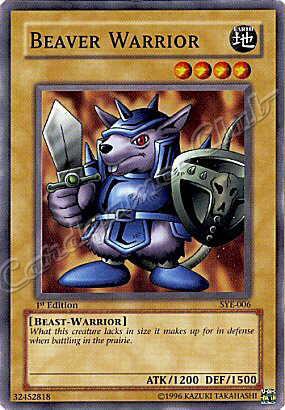 SYE-006 Beaver Warrior comune 1st edition -NEAR MINT-