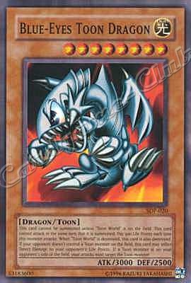 SDP-020 Blue-Eyes Toon Dragon comune Unlimited -PLAYED-