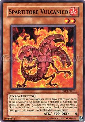 FOTB-IT010 Spartitore Vulcanico comune Unlimited (IT) -NEAR MINT-