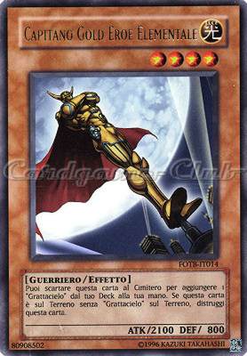 FOTB-IT014 Capitano Gold Eroe Elementale ultra rara Unlimited (IT) -NEAR MINT-