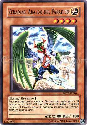 FOTB-IT018 Zeradias, Araldo del Paradiso rara Unlimited (IT) -GOOD-