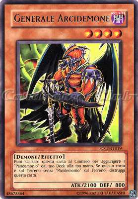 FOTB-IT019 Generale Arcidemone rara Unlimited (IT) -NEAR MINT-