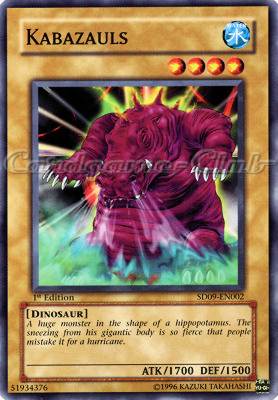 SD09-EN002 Kabazauls comune 1st edition -NEAR MINT-