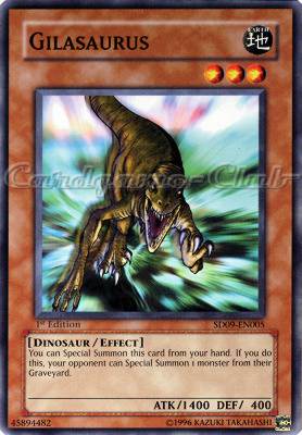 SD09-EN005 Gilasaurus comune 1st edition -NEAR MINT-