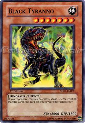 SD09-EN008 Black Tyranno comune 1st edition -NEAR MINT-