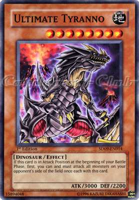 SD09-EN014 Ultimate Tyranno comune 1st edition -NEAR MINT-